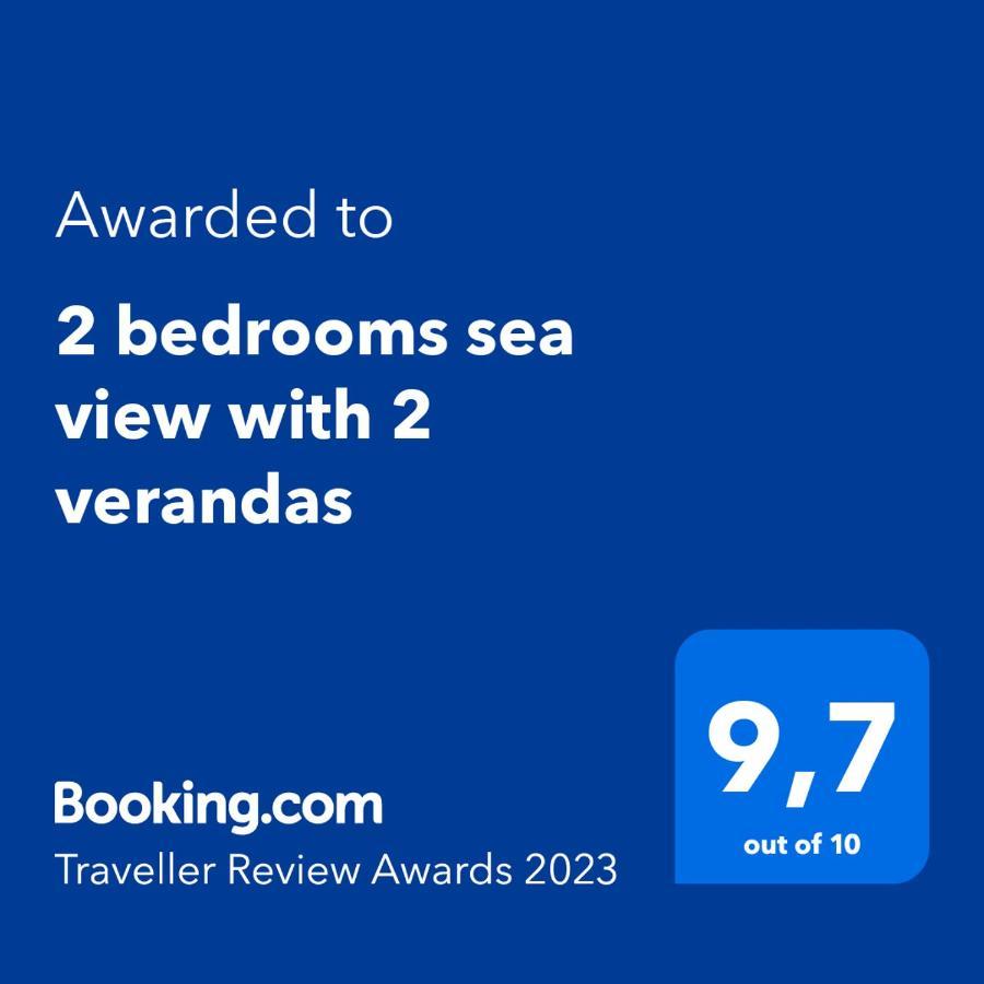 Large Apt 2 Bedrooms Sea View & 2 Balconies Larnaca Exteriör bild
